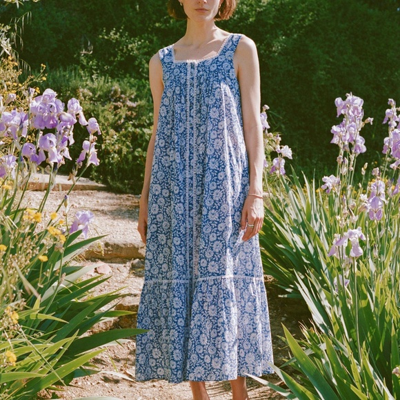 NWT Christy Dawn Louise Aster Fields Lapis XS - Picture 1 of 6